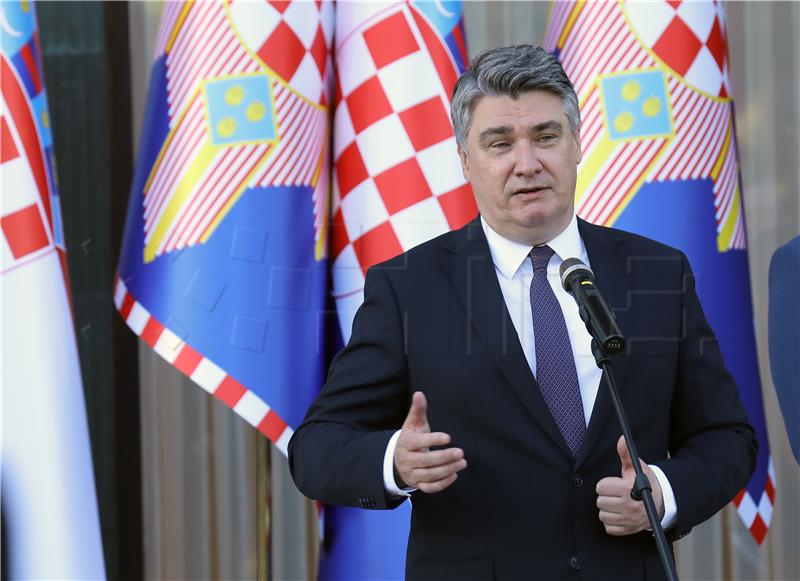 Predsjednik Milanović uručio počasne činove i odlikovanja