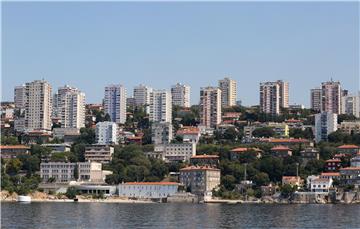 Rijeka: Panorama istočnog dijela Rijeke