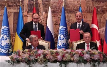 TURKEY RUSSIA UN UKRAINE GRAIN SHIPMENT AGREEMENT