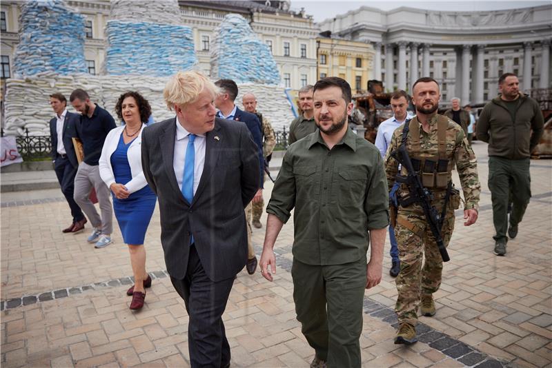 Johnson rekao Zelenskom da britanska podrška Ukrajini 'neće posustati'