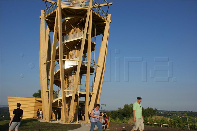 Scenic overlook with views of a few countries inaugurated in north Croatia