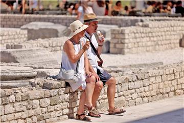 Zadar: Vrhunac toplinskog vala u Hrvatskoj