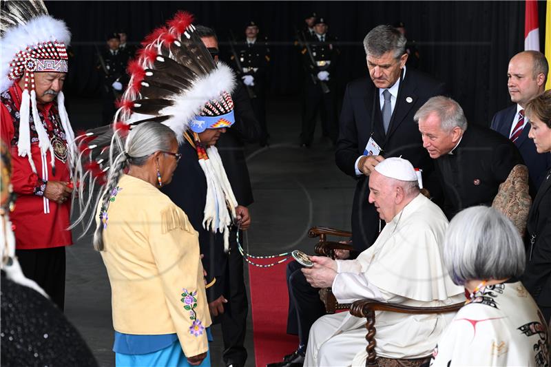 CANADA POPE JOURNEY