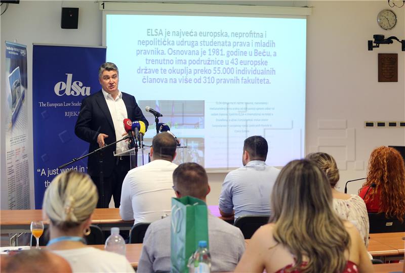 Milanović opens ELSA summer school