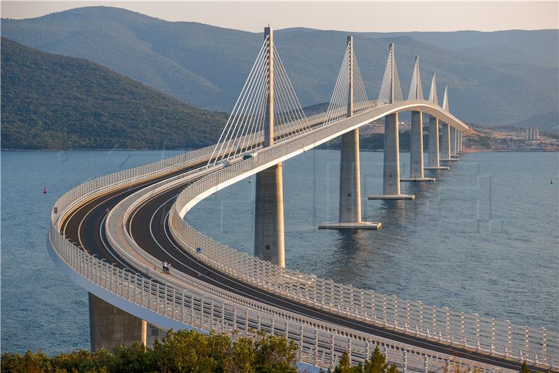 Pelješac Bridge to be formally opened this evening