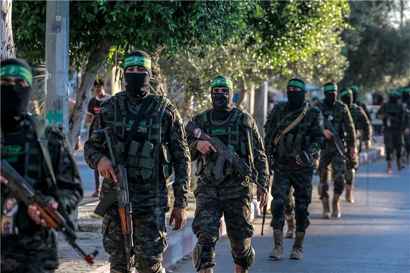 MIDEAST ISRAEL PALESTINIAN GAZA AL QASSAM BRIGADE MARCH