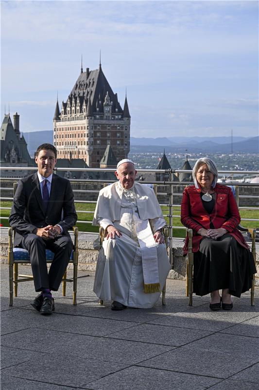 CANADA POPE FRANCIS