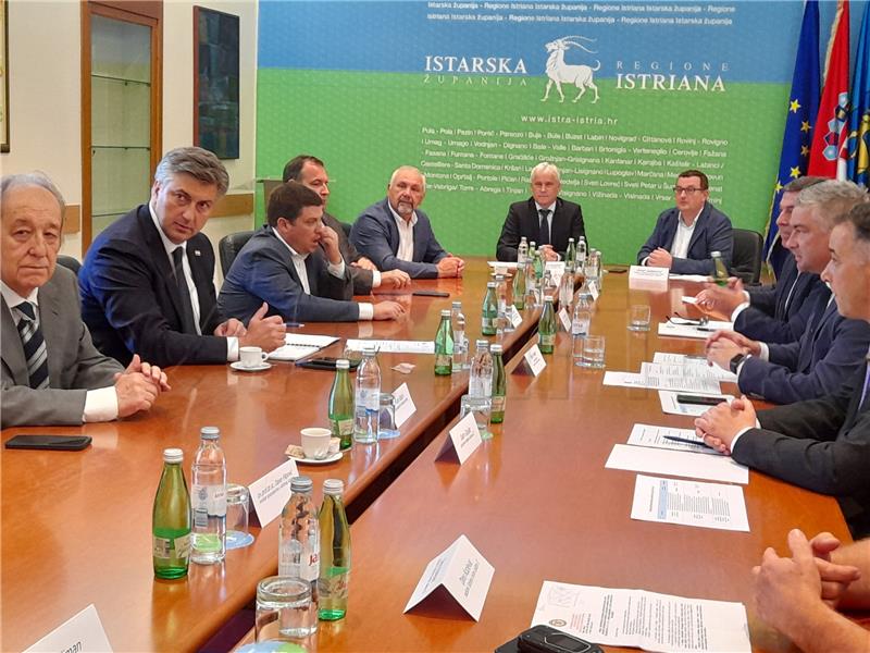 Istria County has government's support for all strategic projects