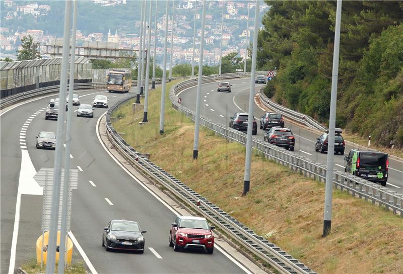 Rijeka: Pojačan promet na riječkoj zaobilaznici