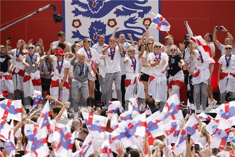 BRITAIN SOCCER UEFA WOMEN'S EURO 2022 WINNERS