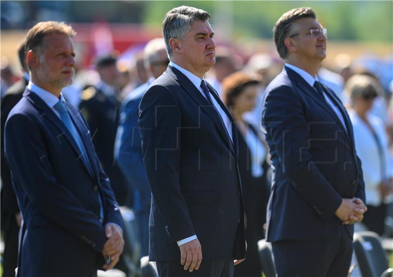 Središnja svečanost povodom Dana pobjede na stadionu NK Dinara