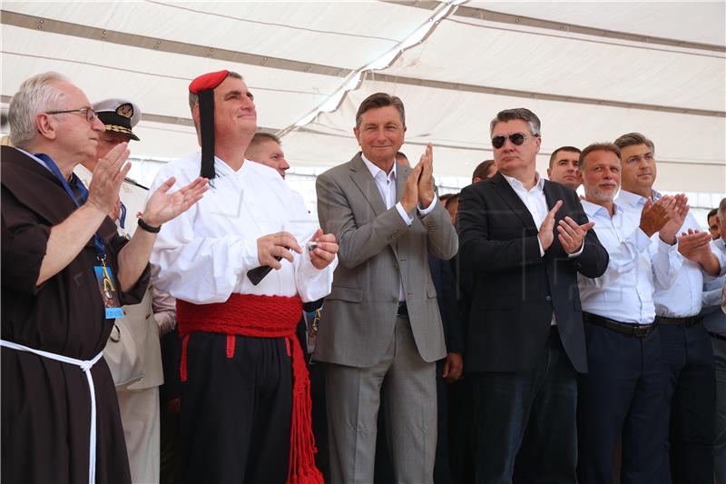 Slovenian president in Sinj for Alka lancing tournament