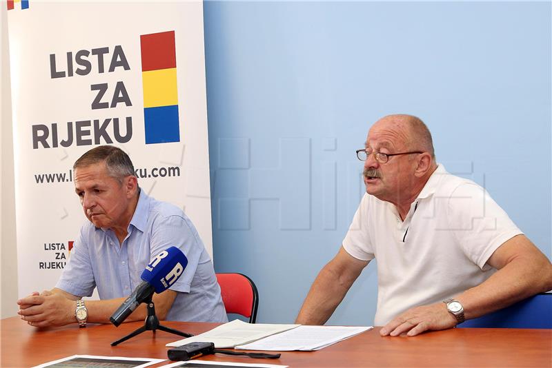 Rijeka: Tiskovna konferencija Liste za Rijeku