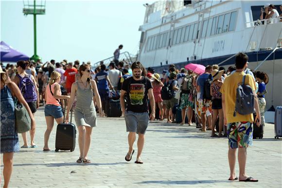 U Splitsko-dalmatinskoj županiji u srpnju 24 posto više turista nego lani