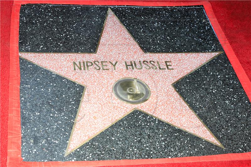 USA HOLLYWOOD WALK OF FAME CEREMONY NIPSEY HUSSLE