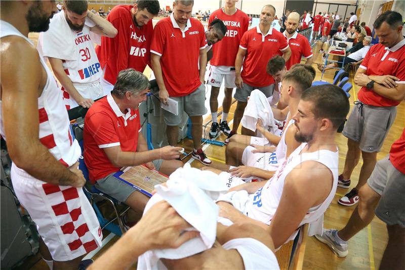 Košarka: Pripremna utakmica pred nastup na EuroBasketu Hrvatska - Mađarska