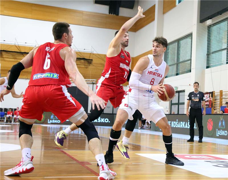 Košarka: Pripremna utakmica pred nastup na EuroBasketu Hrvatska - Mađarska