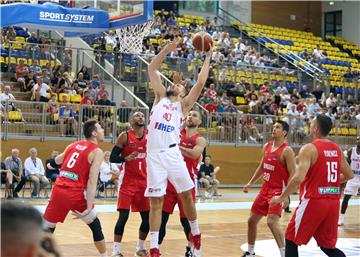 Košarka: Pripremna utakmica pred nastup na EuroBasketu Hrvatska - Mađarska