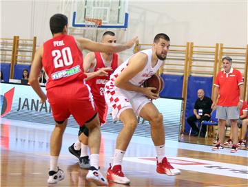 Košarka: Pripremna utakmica pred nastup na EuroBasketu Hrvatska - Mađarska