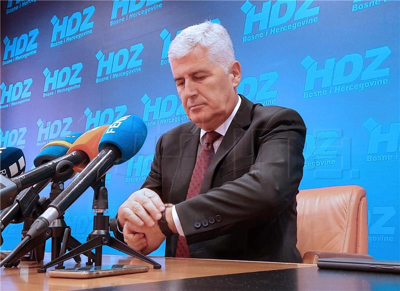 Čović expects Schmidt's intervention, HDZ BiH working on BiH reorganisation proposal