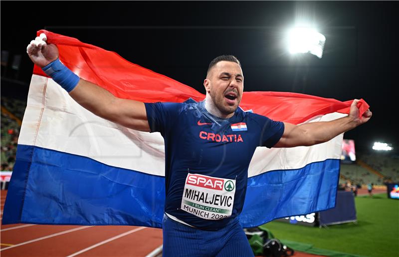 European shot put champion Mihaljević has got back his gold medal