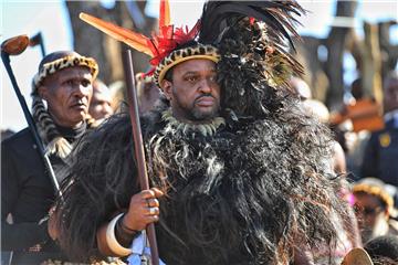 SOUTH AFRICA ZULU KING CROWNING