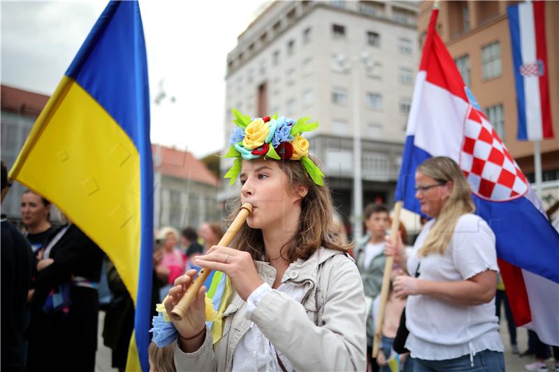 Mimohod Ukrajinske zajednice Grada Zagreba