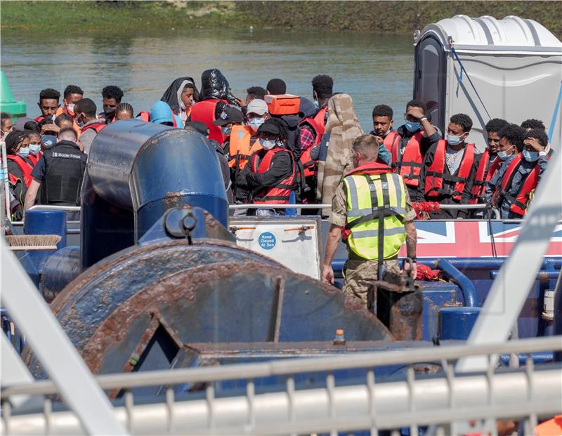 BRITAIN MIGRANTS CROSSINGS