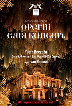 Operni gala koncert za svečani početak sezone HNK u Zagrebu