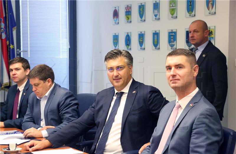 Premijer Plenković sastao se sa županom Primorsko-goranske županije 