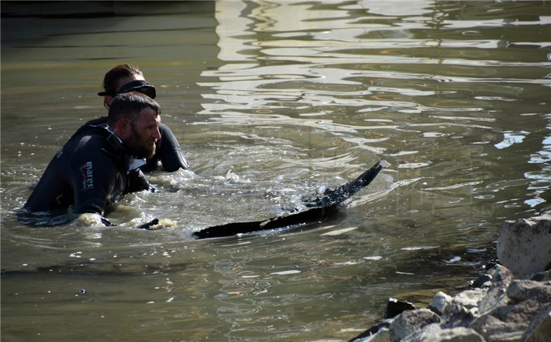 Osijek: Akcija čišćenja obale i korita rijeke Drave