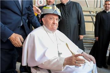 ITALY POPE FRANCIS CELESTINIAN FORGIVENESS