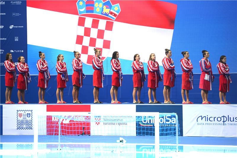 Utakmica Europskog prvenstva vaterpolistica u Splitu Hrvatska - Njemačka