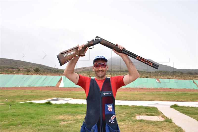 Croatia's shooters win silver in European men's trap event