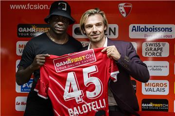 SWITZERLAND SOCCER MARIO BALOTELLI FC SION