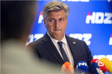 Sjednica šireg Predsjedništva HDZ-a - izjava Plenković