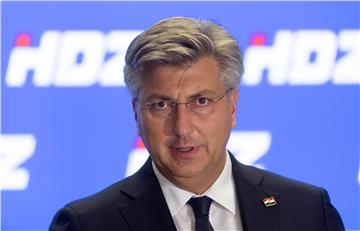 Sjednica šireg Predsjedništva HDZ-a - izjava Plenković