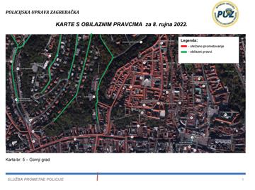 Posebna regulacija prometa zbog dolaska turskog predsjednika