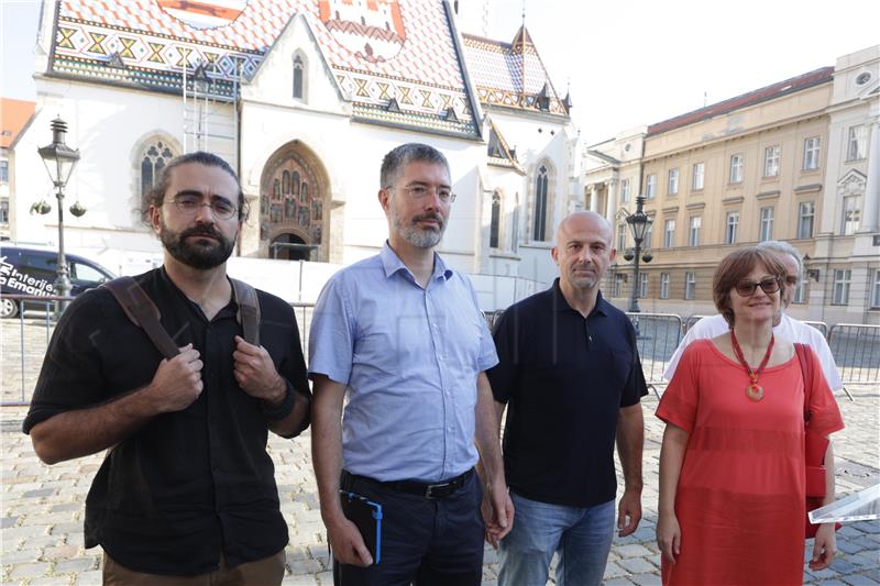 Konferencija za medije pokreta "Slobodni zajedno"