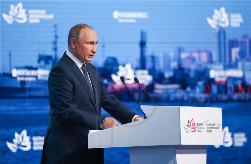 RUSSIA PUTIN EASTERN ECONOMIC FORUM