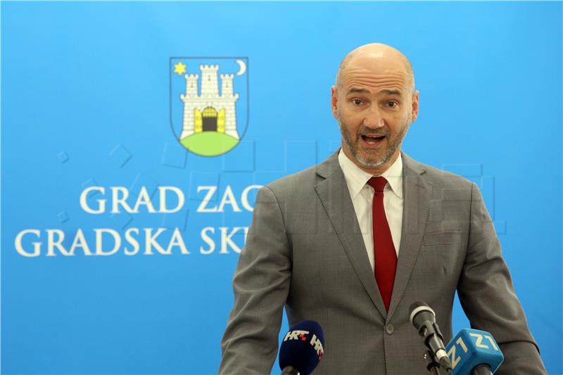 Konferencija za medije predsjednika zagrebačke Gradske skupštine Klisovića