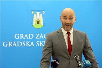 Konferencija za medije predsjednika zagrebačke Gradske skupštine Klisovića