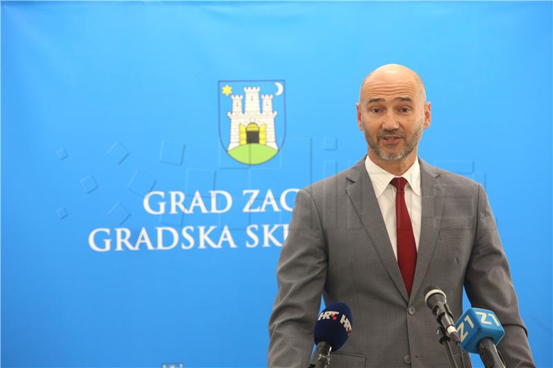 Konferencija za medije predsjednika zagrebačke Gradske skupštine Klisovića