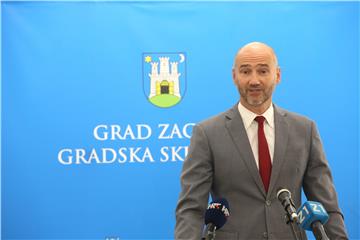 Konferencija za medije predsjednika zagrebačke Gradske skupštine Klisovića