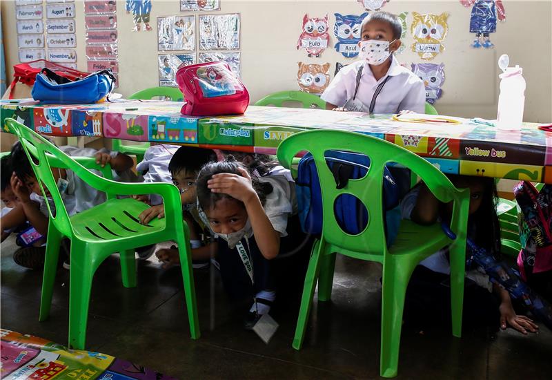 PHILIPPINES EARTHQUAKE DRILL