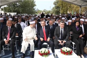 Milanović i Erdogan na otvorenju Islamskog kulturnog centra Sisak