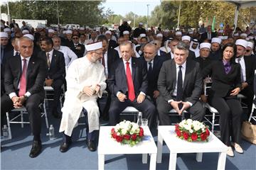 Milanović i Erdogan na otvorenju Islamskog kulturnog centra Sisak