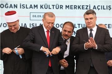 Milanović i Erdogan na otvorenju Islamskog kulturnog centra Sisak