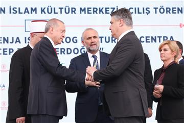 Milanović i Erdogan na otvorenju Islamskog kulturnog centra Sisak