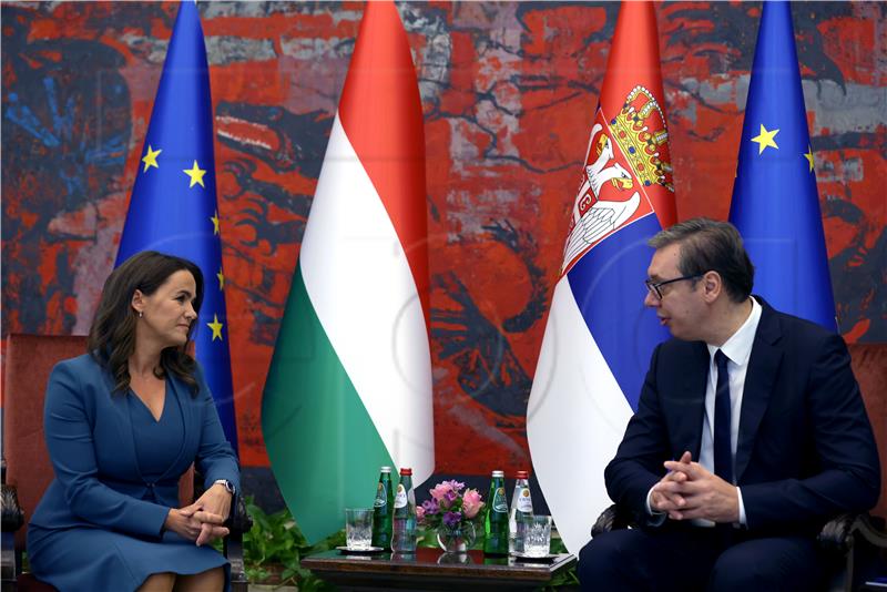 Hungarian president says EU needs Serbia, Hungary supports its accession